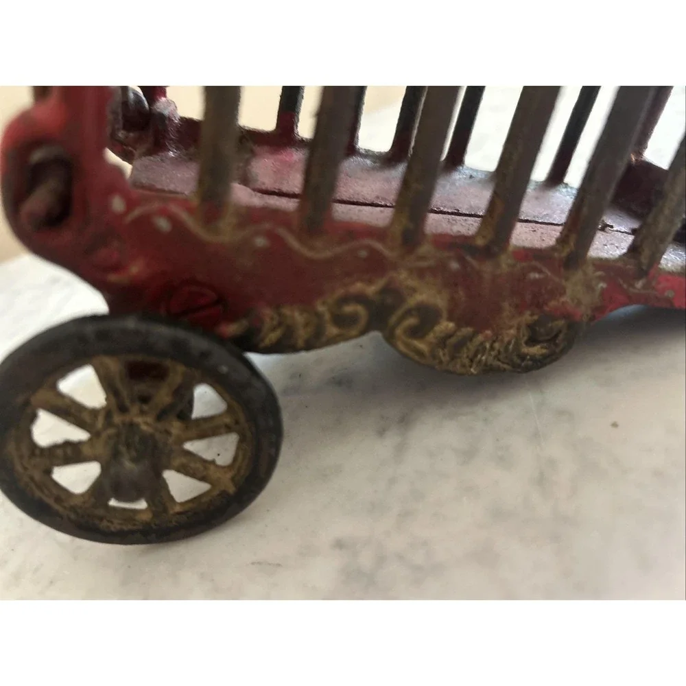 Original Kenton Cast Iron Buggy Overland Circus Wagon Replacement Part